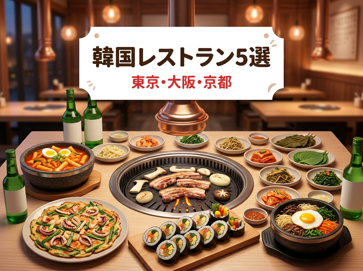 【2026年秋】今行きたい韓国料理店5選｜東京・大阪・京都